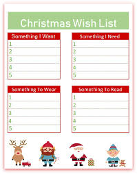 Christmas Wish List Printables 3 Versions Mom Vs The Boys