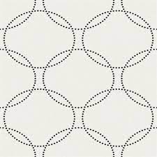 White Glass Bead Textured Circles Wallpaper