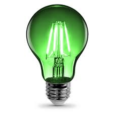 Green Led Light Bulbs Light Bulbs The Home Depot