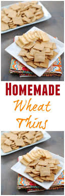 homemade wheat thins recipe