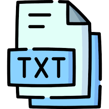 txt free files and folders icons