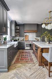 Dark Grey Kitchen Home Bunch Interior