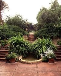 Split Level Garden In Santa Barbara