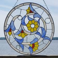 Stained Glass Victorian Style Circular