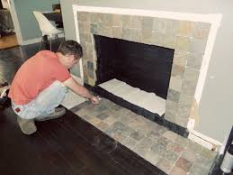 Brick Hearth Fireplace Makeover