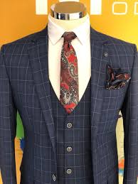 You'll receive email and feed alerts when new items arrive. Buy Navy Blue Slim Fit Plaid Suit By Gentwith Com With Free Shipping