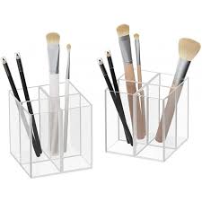 acrylic makeup brush holder organizer