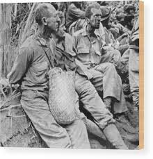 World War II, The Bataan Death March Wood Print by Everett