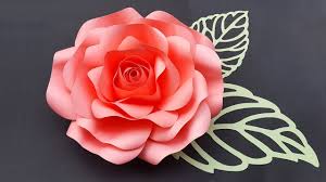 diy paper rose tutorial with template