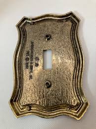 Vintage 1968 Burnished Brass Switch