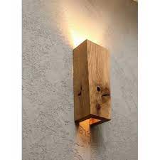 Wood Wall Sconce Handmade Wall Lamp