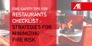 restaurant fire safety checklist