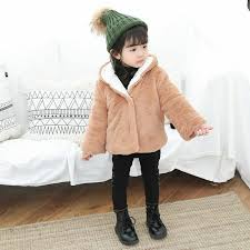 Baby Girl Toddler Winter Warm Faux Fur