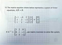 Linear Equations Ax B