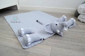 Ella the elephant lovey is a crochet pattern for a cute baby lovey.make this animal baby lovey with this easy pattern from crafting happiness. Cuddle And Play Elephant Blanket Pattern Oombawka Design Crochet