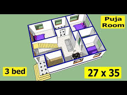 3d Elevation Ii 3 Bhk House Plan