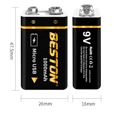 8.4v 7.4v Lithium Polymer Batteries 1000mah 600mah 550mah 500mah Li-ion 9v  Rechargeable Battery Usb C For Multimeter - Buy 9v Battery,9v Rechargeable  Battery,9v Rechargeable Battery Usb Product on Alibaba.com