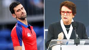Novak djokovic is a serbian professional tennis player. Tennis Billie Jean King S Brutal Novak Djokovic Reality Check