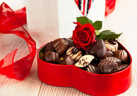 chocolate truffles box gift rose