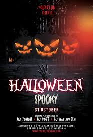 Halloween Spooky Download Free Psd Flyer Template