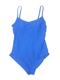 Details About Catalina Women Blue One Piece Swimsuit M