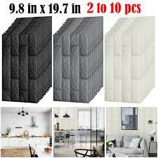 3D Brick Pattern Wall Stickers Peel and ...