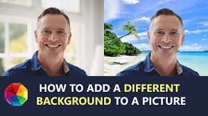 how to add a new background to a photo