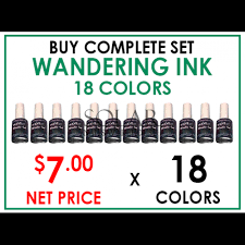 1 Wavegel Wandering Ink Complete Set 18 Colors 01 18