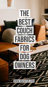 the best sofa fabrics for dog owners