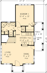 House Plan 90315 Narrow Lot Style