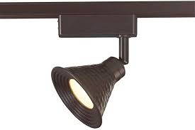 Amazon Com Commercial Electric Led Bronze Linear Track Lighting Head With Hammered Shade Kitchen Dining