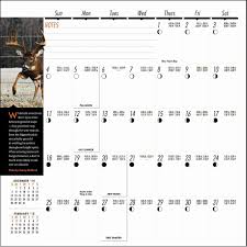 Deer Movement Calendar Kostilka