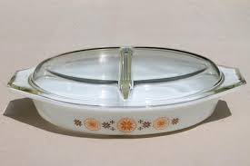 Town Country Vintage Pyrex Divided