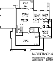 bedroom basement house plans