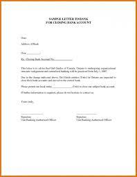 Savings bank account closing letter. Sample Letter Bank Account Information