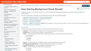 sterling background check results