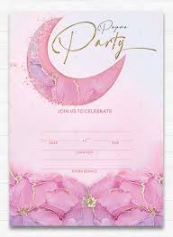 pajama party invitations for s