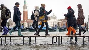 Italys Venice Flooded By Highest Tide In 50 Years News