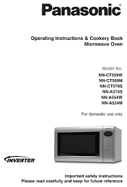 I bought my first microwave oven (in australia) in 1983; Panasonic Nn Ct559w Operating Instructions Cookery Book Pdf Download Manualslib