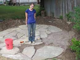 How To Install Flagstone Patio To See