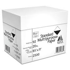 Georgia Pacific Standard Multipurpose Paper 8 1 2 X 11 92 Bright White 2500 Sheets Carton