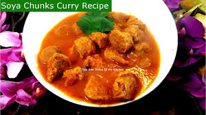 quick nutrela soya nuggets curry recipe