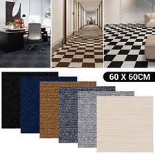 black carpet tiles with