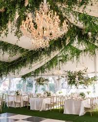 organic tented wedding with whimsical