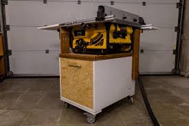 mobile table saw stand for my dewalt