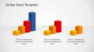 3d Bar Chart Elements For Powerpoint Slidemodel