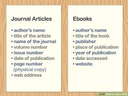 4 Ways To Cite A Pdf Wikihow