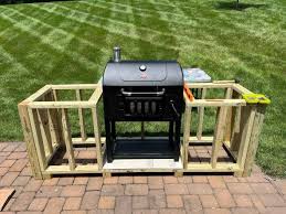 how to build a grill station the home