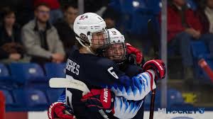 Wisconsin sophomore forward cole caufield was named the 2021 winner of the hobey baker caufield's great hands and excellent shot are complemented by his innate ability to find open ice to. Jack Hughes Breaks Ntdp Points Record Cole Caufield Breaks Goals Record