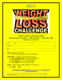 weight loss challenge rules fill and